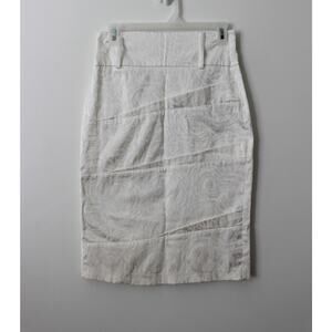 Klassy Collection Womens White Skirt Size M Pre-Owned